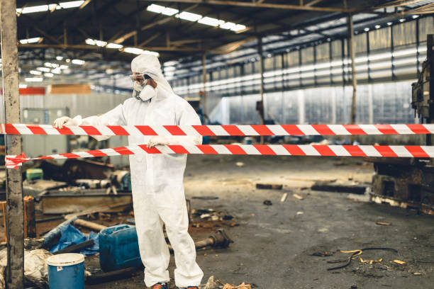 Professional Biohazard technician working in Griffin, GA